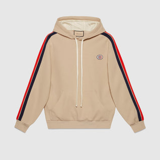 JERSEY HOODED SWEATSHIRT