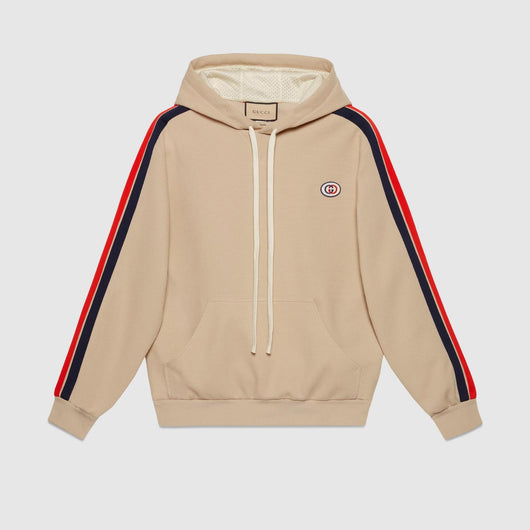 JERSEY HOODED SWEATSHIRT