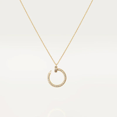 JUSTE NECKLACE GOLD DIAMONDS