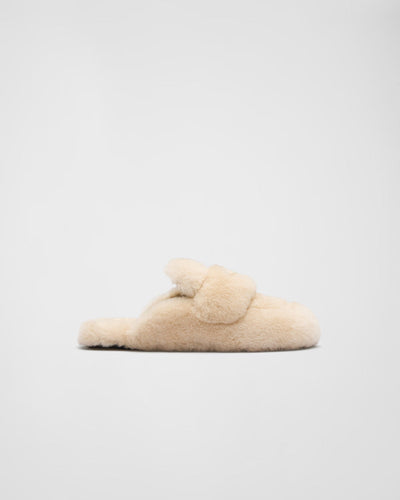 Shearling mules