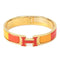H BRACELET ORANGE RAINBOW CERAMIC