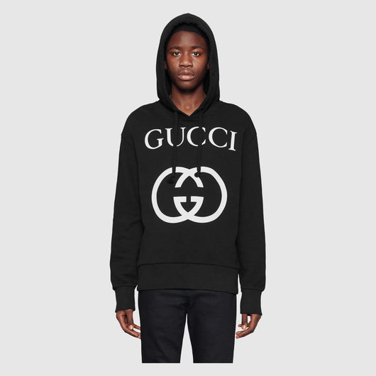 HOODED SWEATSHIRT WITH INTERLOCKING G