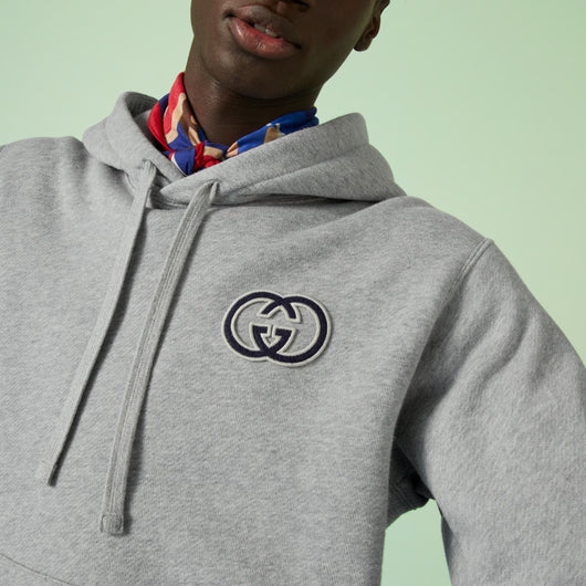 COTTON JERSEY HOODED SWEATSHIRT
