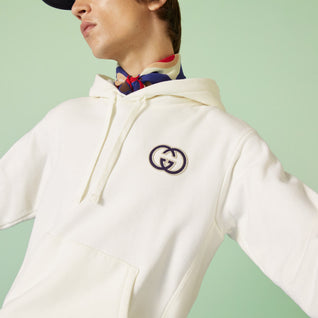COTTON JERSEY HOODED SWEATSHIRT