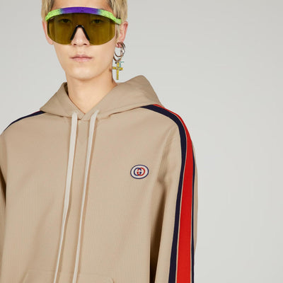 JERSEY HOODED SWEATSHIRT