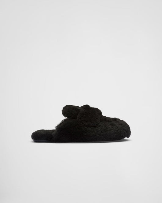 Shearling mules
