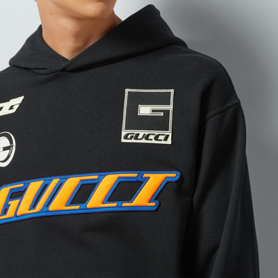 COTTON JERSEY HOODED SWEATSHIRT