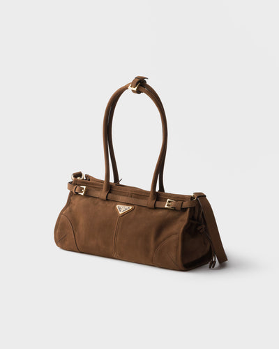 Bonnie medium nubuck leather handbag