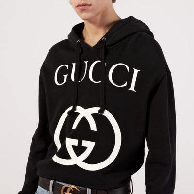 HOODED SWEATSHIRT WITH INTERLOCKING G