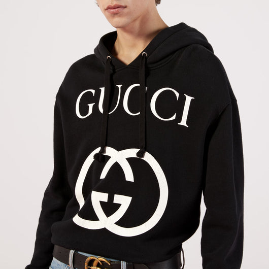 HOODED SWEATSHIRT WITH INTERLOCKING G