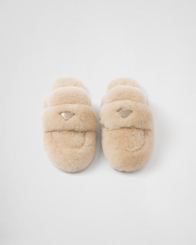 Shearling mules