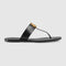 Thong sandal with Double G