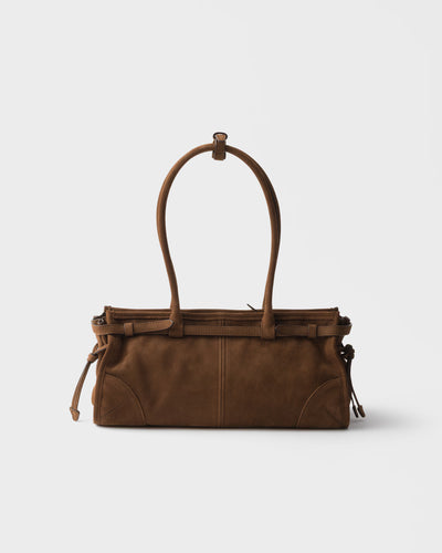 Bonnie medium nubuck leather handbag