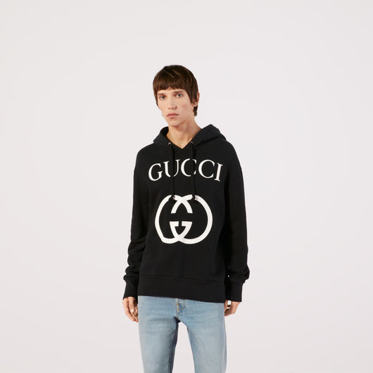 HOODED SWEATSHIRT WITH INTERLOCKING G