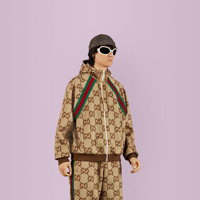 COTTON JERSEY HOODED SWEATSHIRT