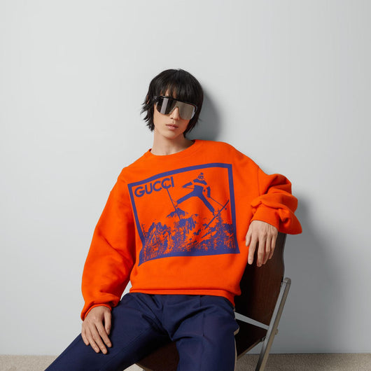 COTTON JERSEY SWEATSHIRT
