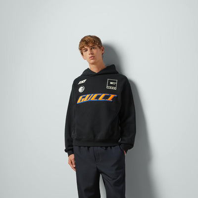 COTTON JERSEY HOODED SWEATSHIRT