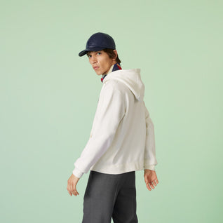 COTTON JERSEY HOODED SWEATSHIRT