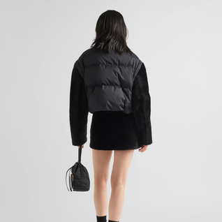Re-Nylon Down Cropped Jacket