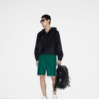 GG print nylon swim short