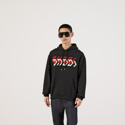 JERSEY SWEATSHIRT WITH GUCCI MIRROR PRINT
