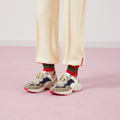 Leather Rhyton sneaker