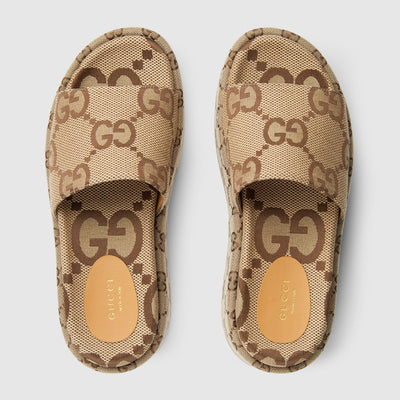 Women's platform slide sandal