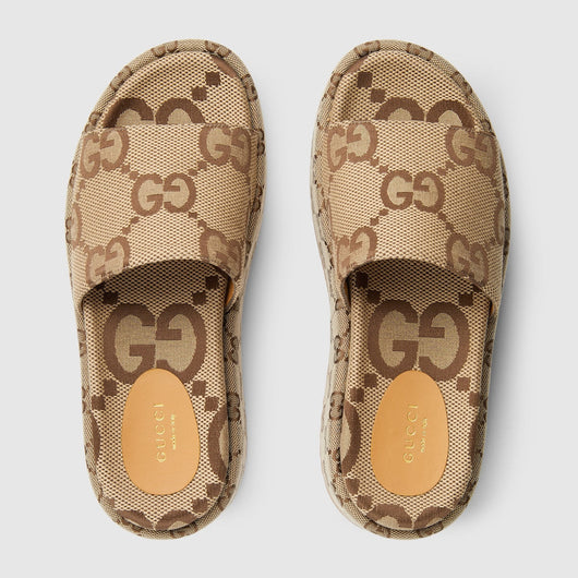 Women's platform slide sandal