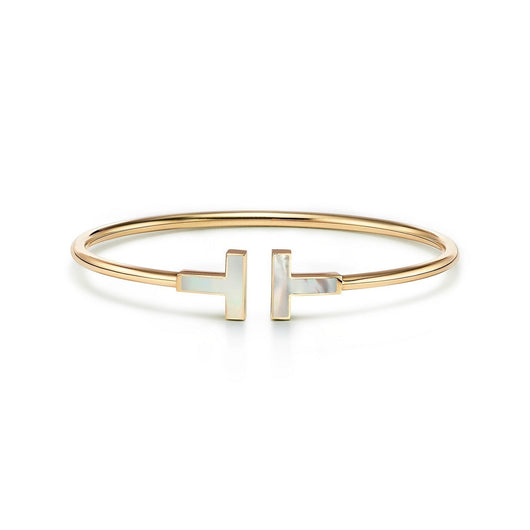 T BRACELET 1.8MM MOP ROSE GOLD