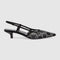 Women's slingback motif pump