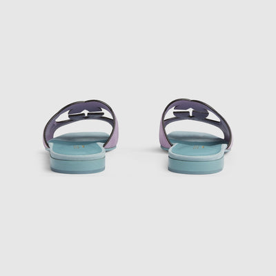 Sandal with interlocking G