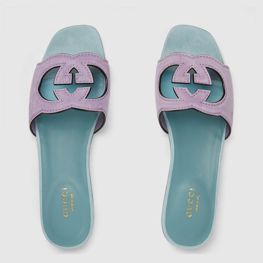 Sandal with interlocking G