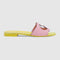 Women's sandal with interlocking G