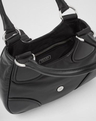 Moon Re-Nylon and leather bag