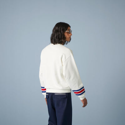 COTTON JERSEY SWEATSHIRT WITH EMBROIDERY