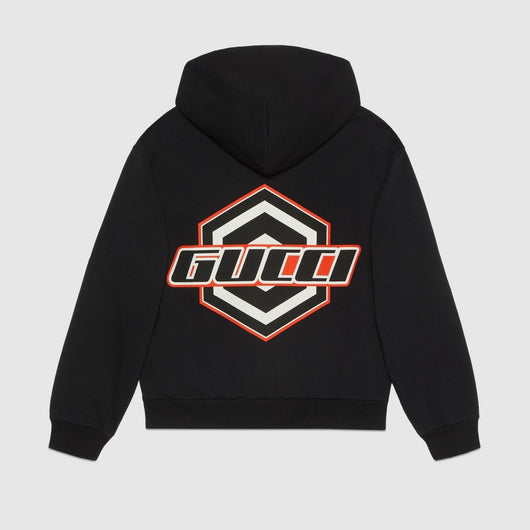 COTTON JERSEY HOODED SWEATSHIRT