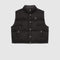 GG cotton canvas puffer vest
