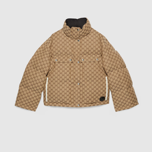 Cotton canvas puffer jacket