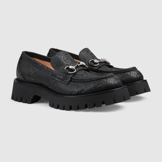 Women's GG lug loafer with Horsebit