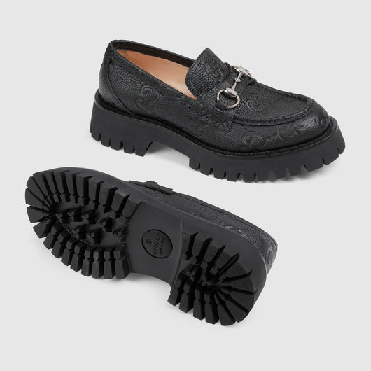 Women's GG lug loafer with Horsebit