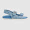 Flat sandal with Double G