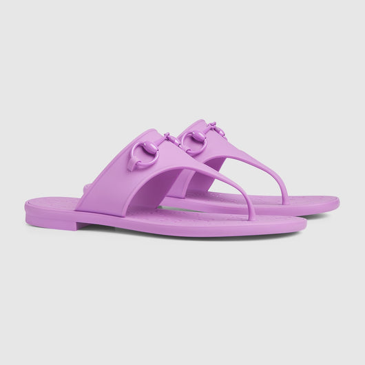 Thong sandal with Horsebit