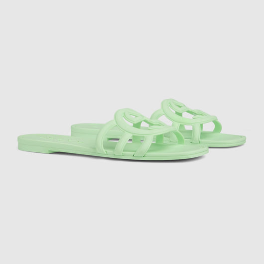 Interlocking rubber G sandal