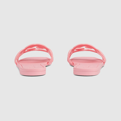 Women's Interlocking rubber G sandal