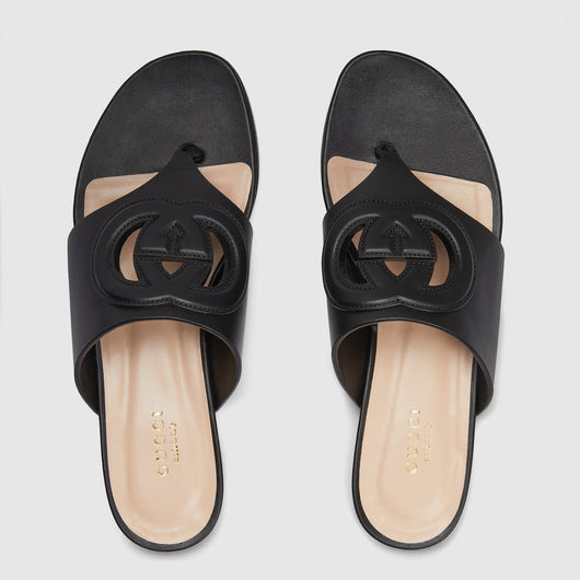 Women's Interlocking cut-out sandal