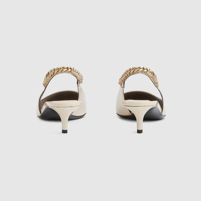 Women Signoria elastic slingback pump