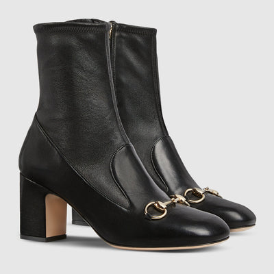 Horsebit ankle bootie