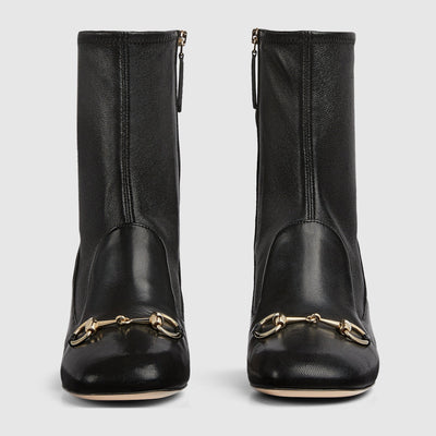 Horsebit ankle bootie