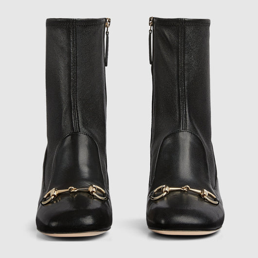 Horsebit ankle bootie