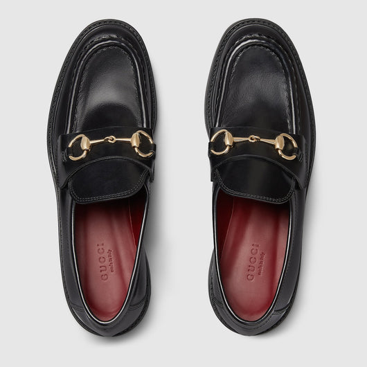 Women's loafer with Horsebit with lug sole